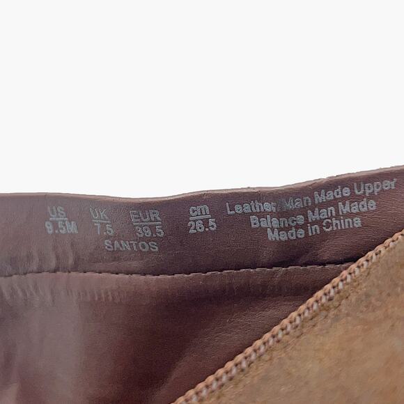 FRANCO SARTO "Santos" Ankle Strap Suede Leather Booties (Brown | Size 9M) - Picture 10 of 10